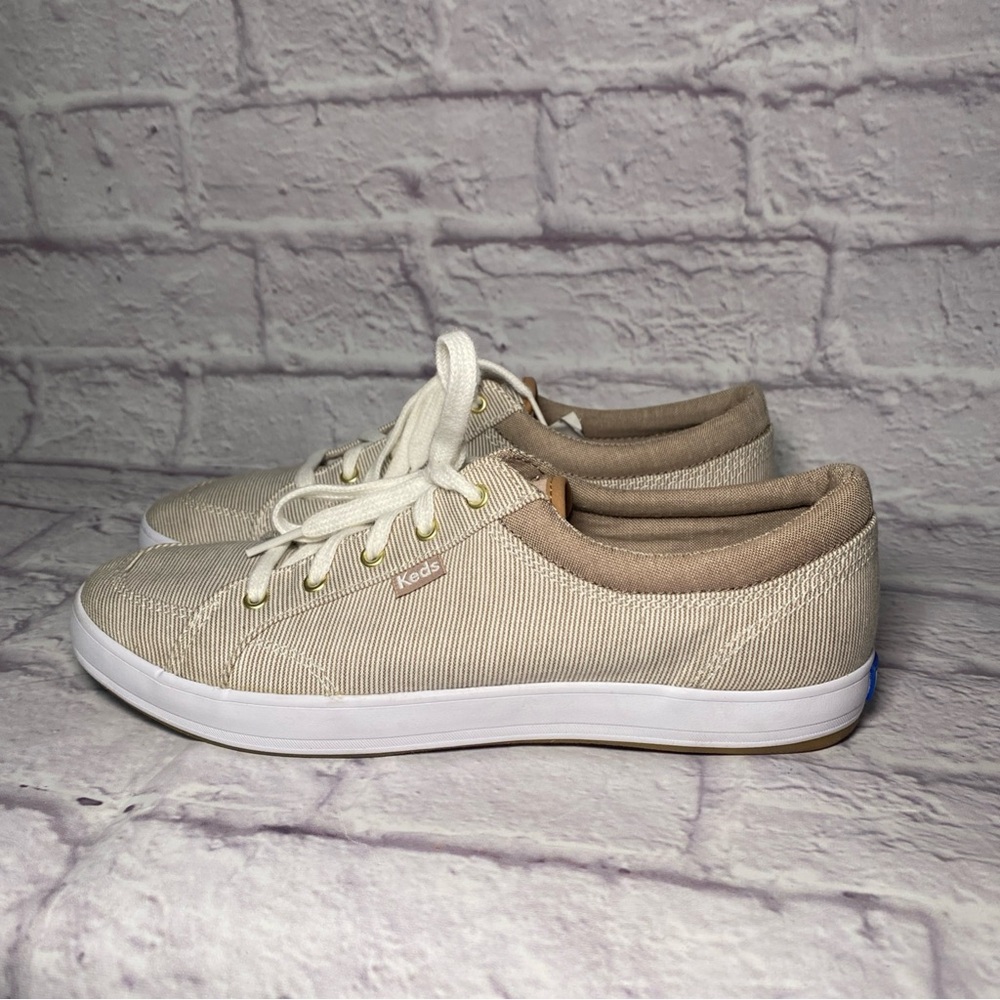 Keds Center Sneaker Women’s Sz 8 Walnut Stripe